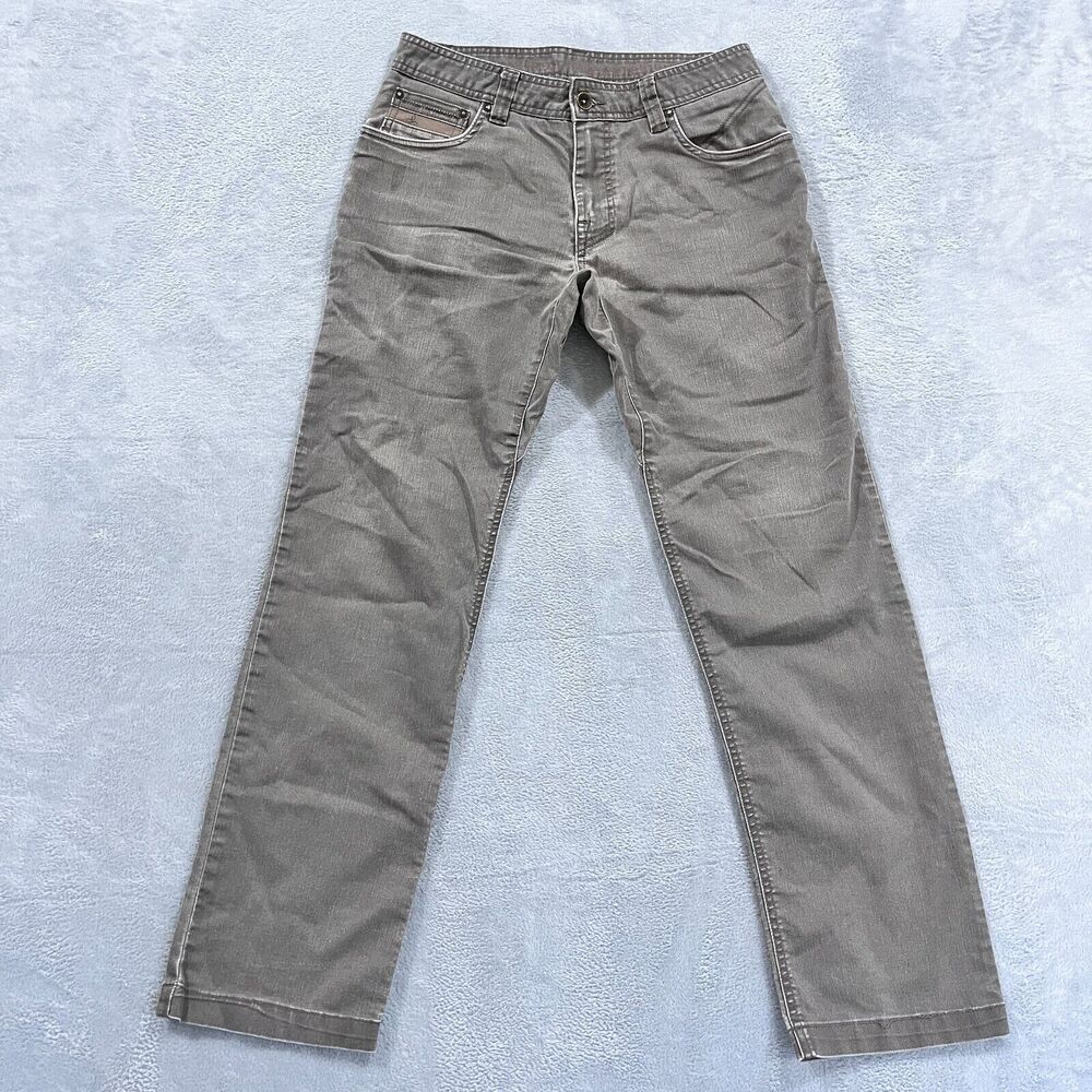 PrAna Jeans‎ Mens 30x32 Breathe Straight Cotton Casual Khaki